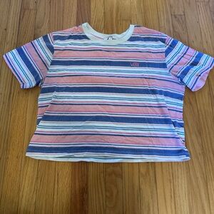 Vans Kids Multicolor Striped Tee L
